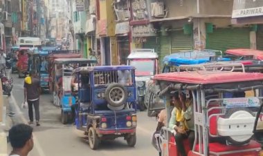 लखीसराय बाईपास पुल बंद, शहर में जाम से हाहाकार