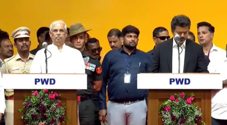 तमिलनाडु में आज से 'विजय युग' की शुरुआत, राज्यपाल ने थलपति विजय को दिलाई सीएम पद की शपथ, 13 मई को फ्लोर टेस्ट, राज्य में पहली बार बनी गैर द्रविड दल....