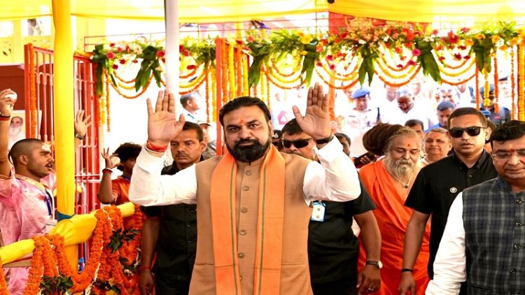राजगीर में मलमास मेला-2026 का CM ने किया उद्घाटन एवं प्रमुख संतों के साथ किया ध्वजारोहण