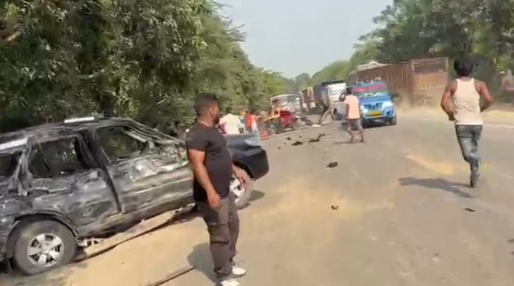 BIG BREAKING: खगड़िया में भीषण सड़क हादसा, पांच की मौत, सात घायल, मची अफरा-तफरी