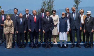 प्रधान मंत्री नरेंद्र मोदी  52वें G7 शिखर सम्मेलन में हिस्सा बने ।