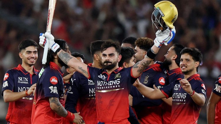Royal Challengers Bengaluru (RCB) ने जीता IPL मैच।