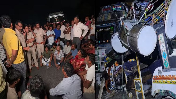 रामगढ़ भीषण हादसा: कोयला ट्रक ने सवारी गाड़ी को रौंदा, 8 की मौत