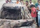 गया में खौफनाक हादसा: रॉन्ग साइड से आ रहे ट्रक से टकराई कार, 2 लोग जिंदा जले, मिलीं शराब की बोतलें!