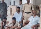 10 चक्का कंटेनर से 55 लाख की शराब बरामद, 2 गिरफ्तार...