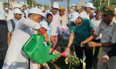धूमधाम से मना लखीसराय जिला का 33वां स्थापना दिवस, डीएम शैलेंद्र कुमार ने पौधारोपण कर दिया पर्यावरण का संदेश