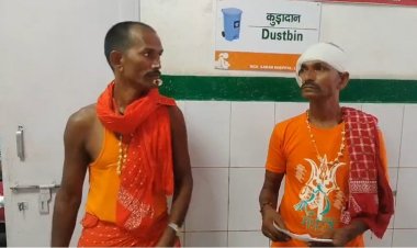 लखीसराय में कांवरियों से भरा सीएनजी टेंपू पलटा, 10 श्रद्धालु घायल